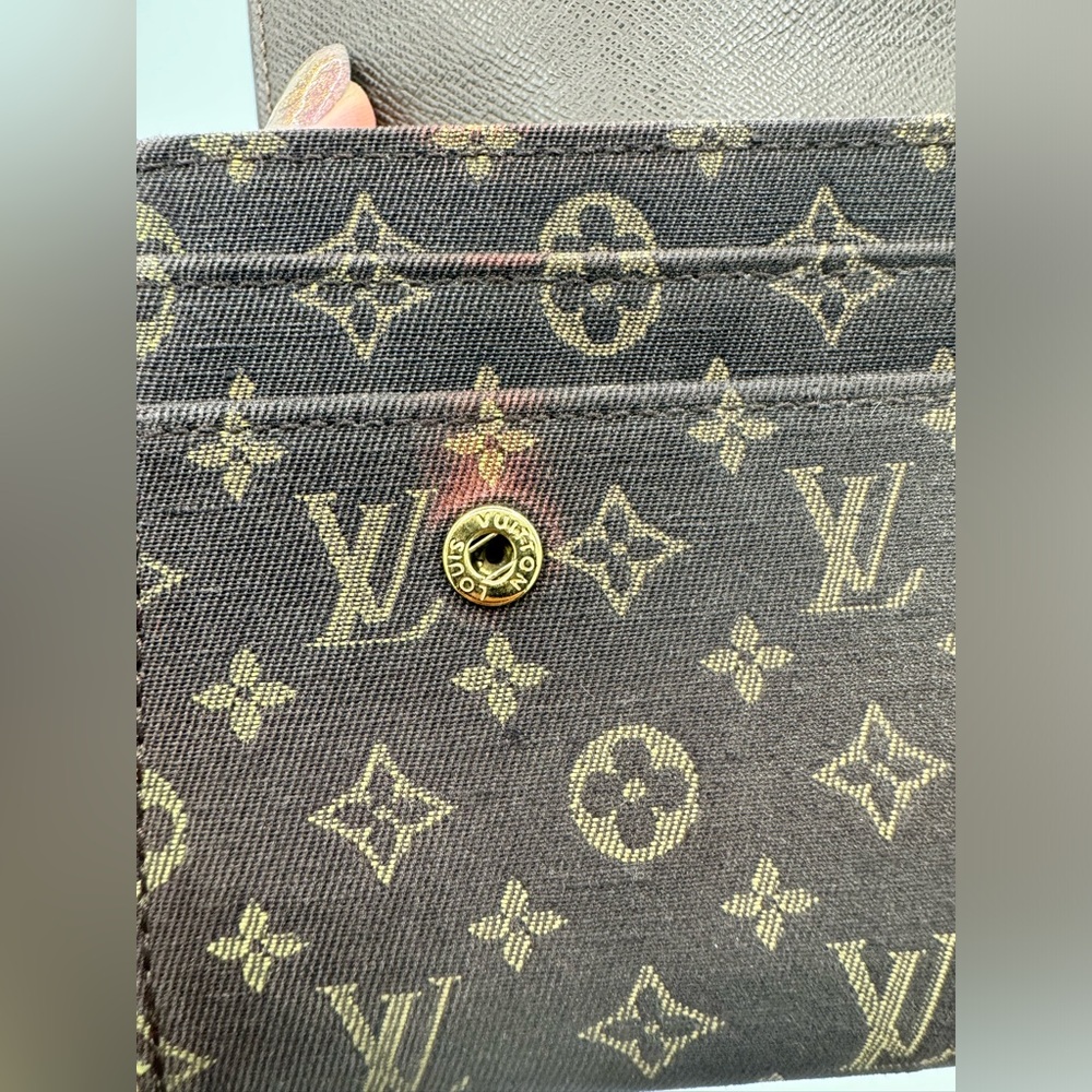 Louis Vuitton Monogram Mini Lin Wallet EUC - Picture 6 of 16